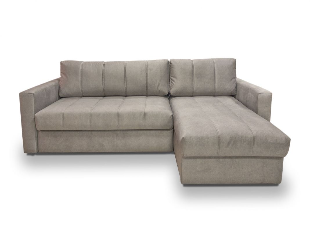 Угловой диван Мельбурн цвет серый (фото 198030)