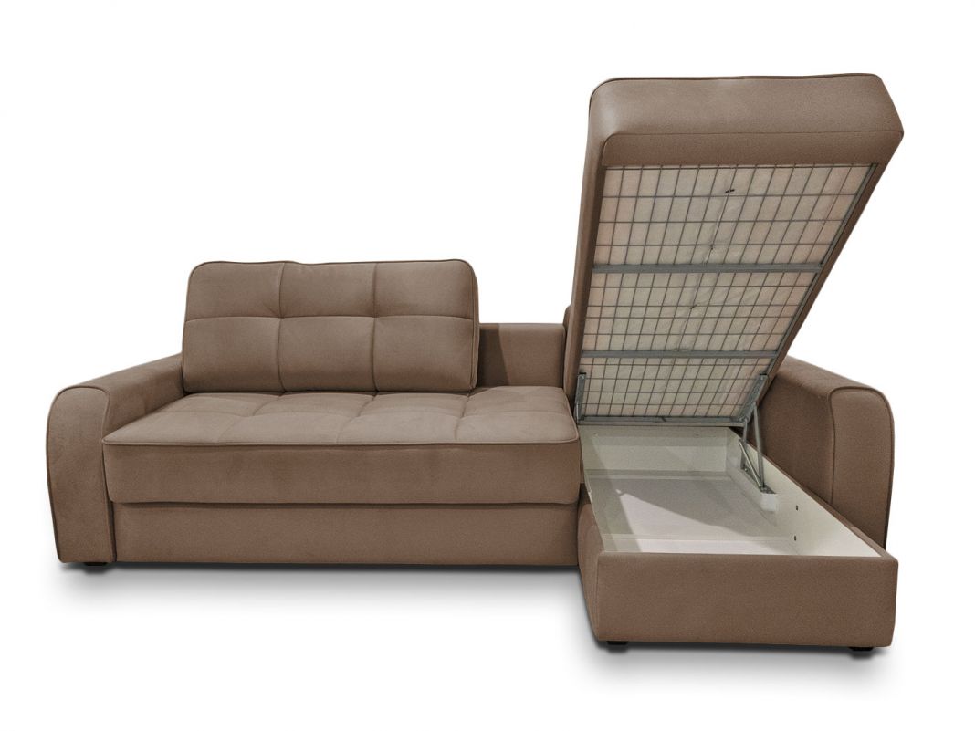 Угловой диван Кембридж цвет коричневый (фото 194233)