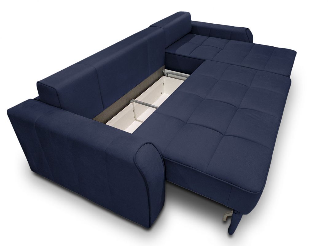Угловой диван Кембридж цвет синий (фото 194269)