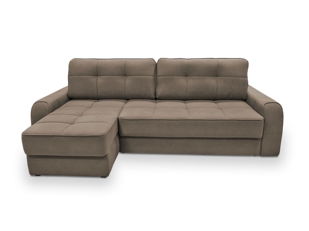 Угловой диван Кембридж реальное фото образца цвет коричневый (фото 200289)