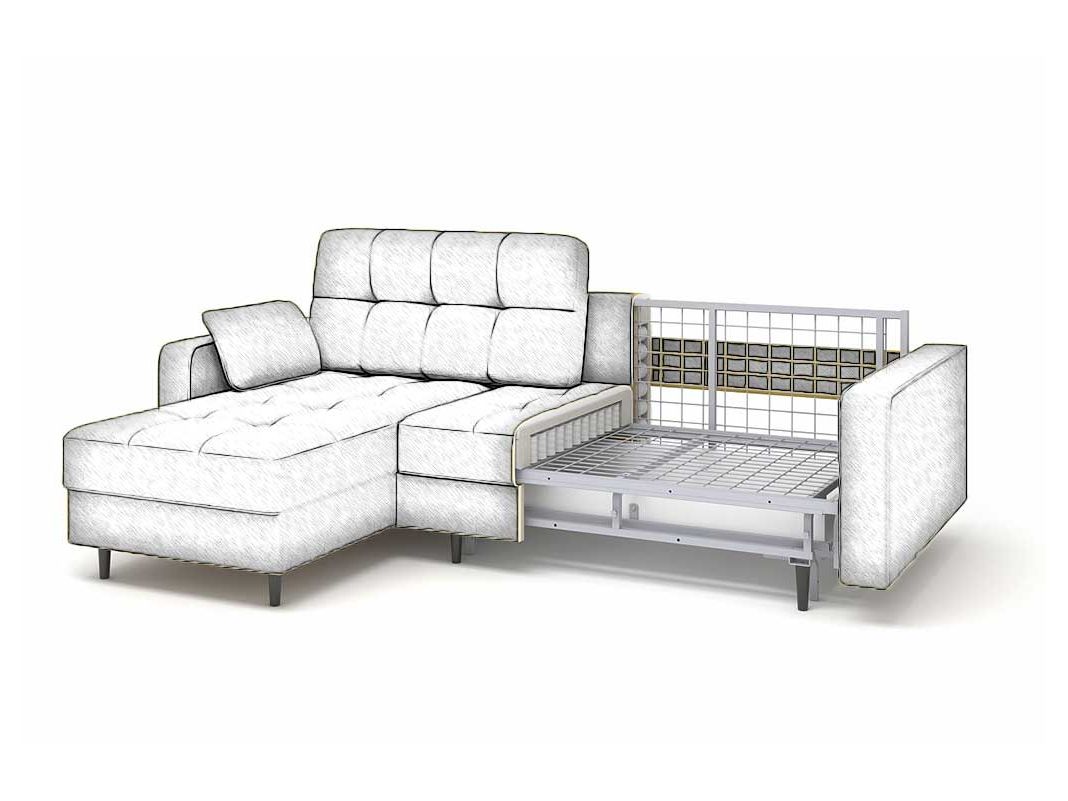 Угловой диван Орлеан цвет бежевый (фото 182128)