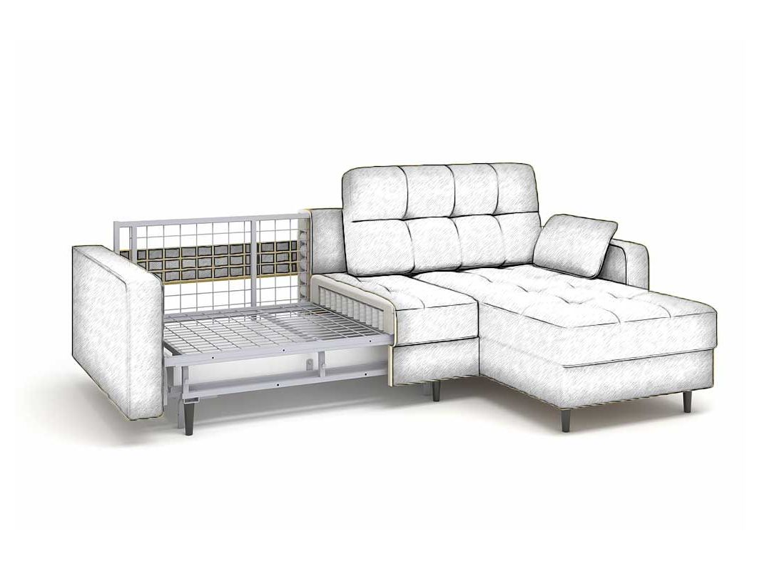 Угловой диван Орлеан цвет синий (фото 201628)