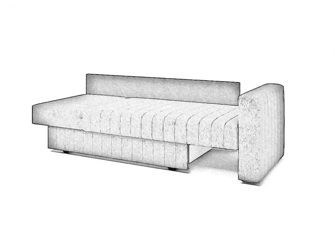 Диван кушетка Алье цвет серый (фото 203325)