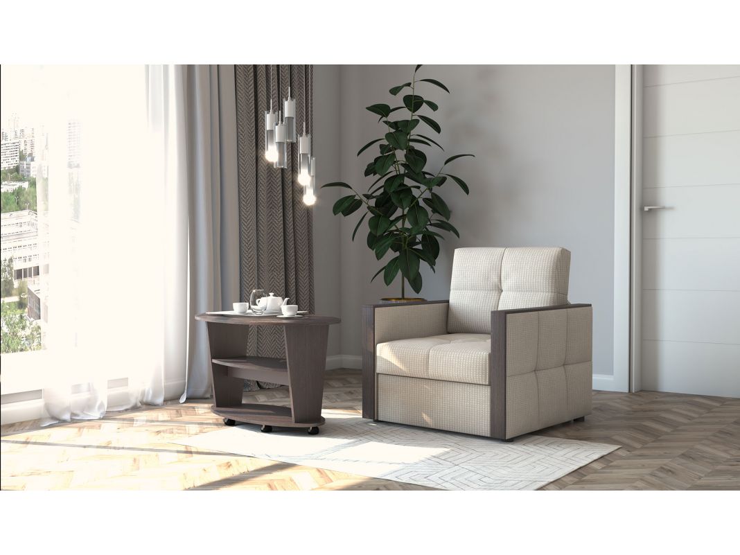 Кресло-кровать Манхэттен цвет бежевый (фото 227927)