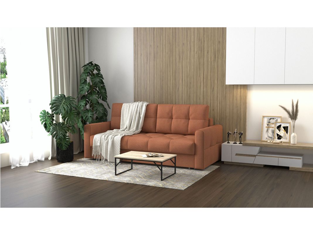 Диван Сорренто цвет оранжевый,красный (фото 239709)