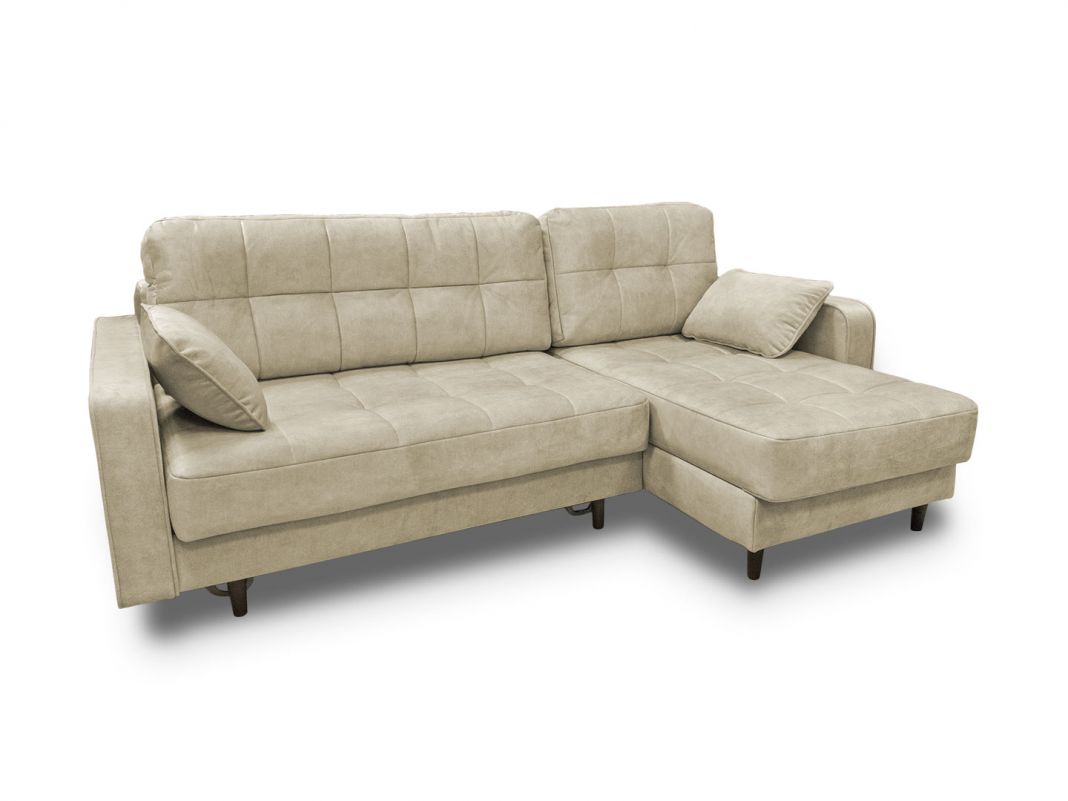 Угловой диван Орлеан реальное фото образца цвет бежевый,серый (фото 236781)