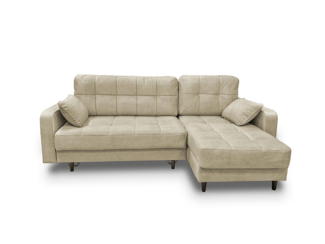 Угловой диван Орлеан реальное фото образца цвет бежевый,серый (фото 236782)