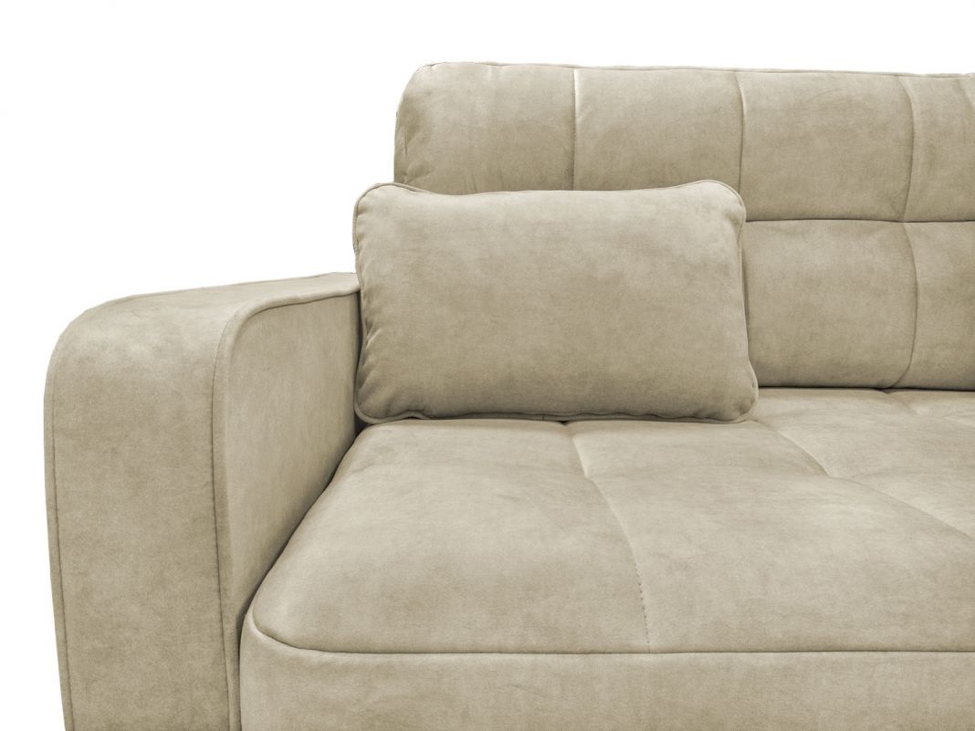 Угловой диван Орлеан реальное фото образца цвет бежевый,серый (фото 236783)