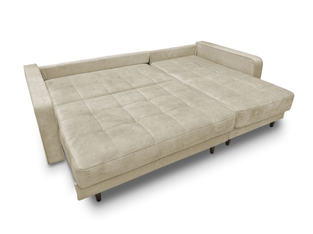 Угловой диван Орлеан реальное фото образца цвет бежевый,серый (фото 236786)