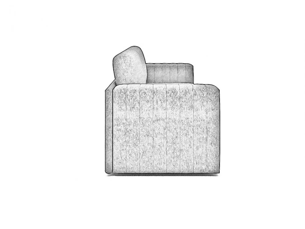 Диван кушетка Алье цвет синий (фото 241454)