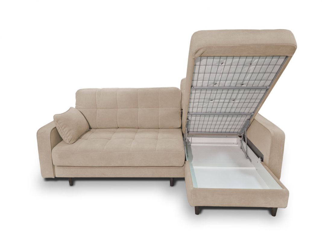 Угловой диван Орлеан цвет бежевый (фото 245118)