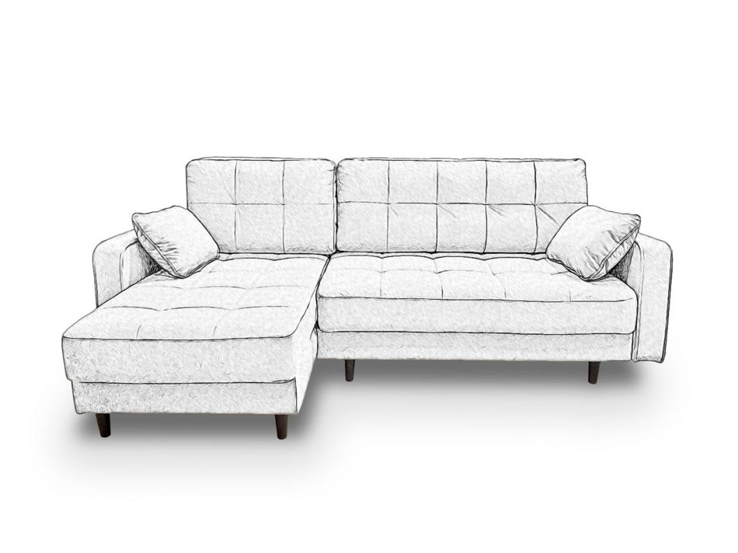 Угловой диван Орлеан цвет бежевый (фото 244994)