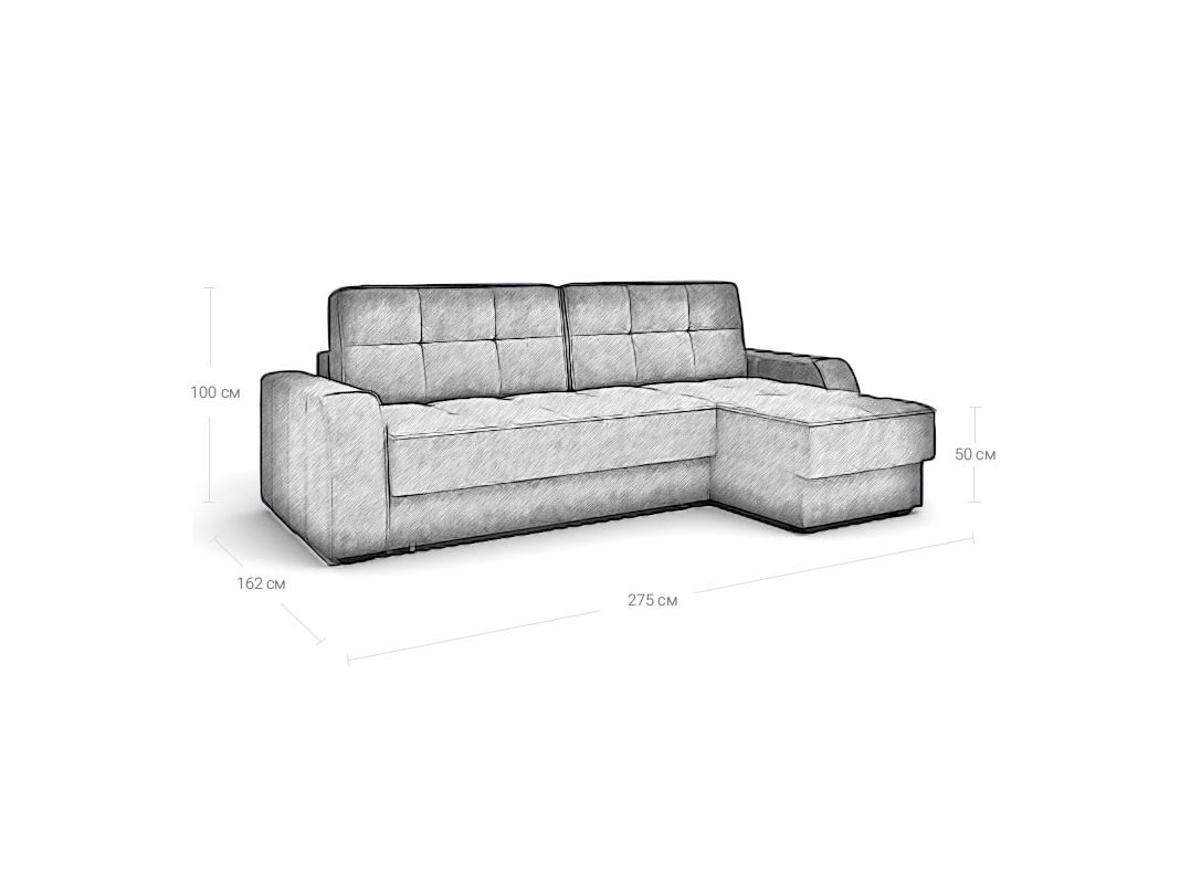 Угловой диван Кембридж цвет зеленый (фото 243996)