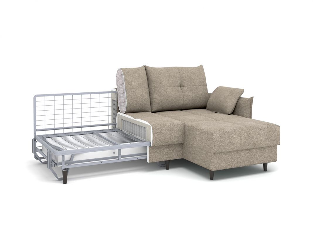 Угловой диван Каролина цвет бежевый (фото 250107)