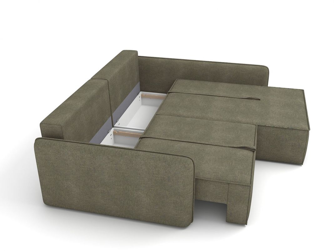 Угловой диван Лофт цвет зеленый (фото 250932)
