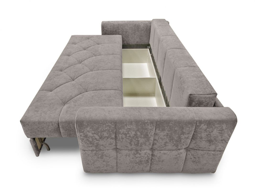 Диван Сорренто реальное фото образца цвет серый (фото 272508)