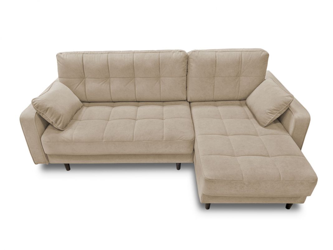 Угловой диван Орлеан реальное фото образца цвет бежевый (фото 272391)