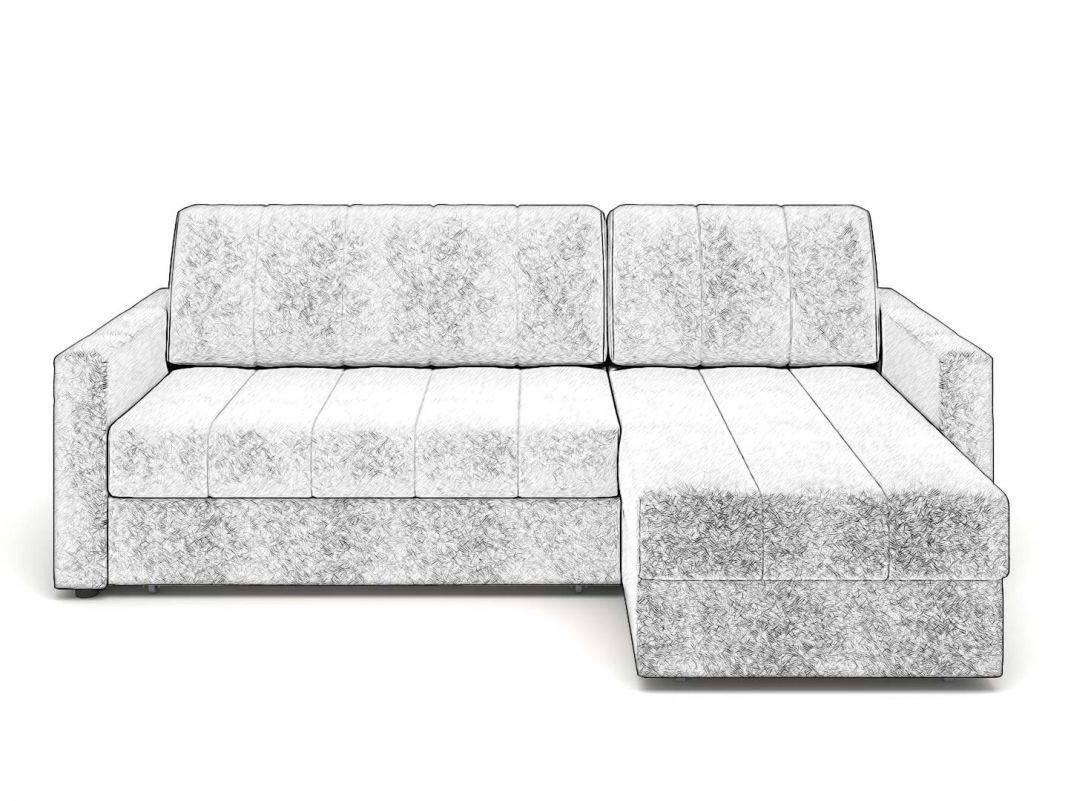 Угловой диван Даллас цвет серый (фото 278324)