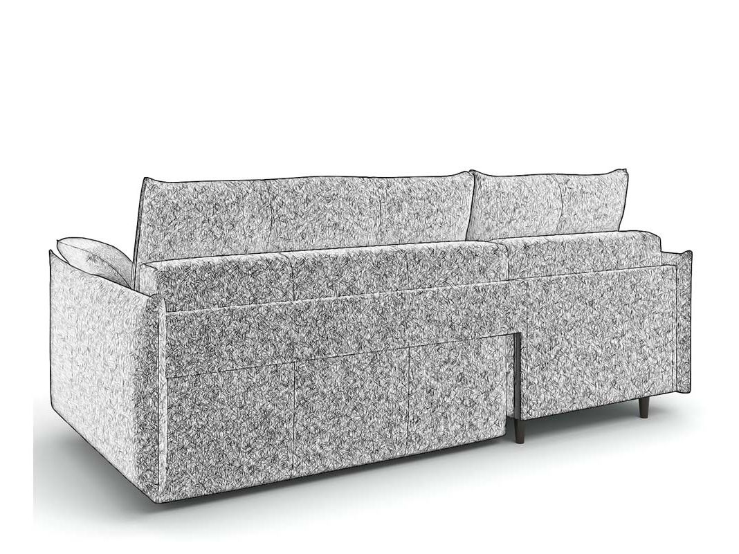 Угловой диван Каролина цвет белый,бежевый (фото 279102)