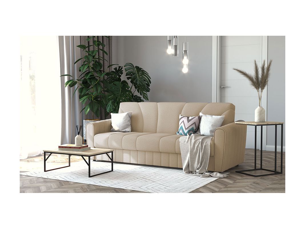 Диван Эльзас цвет бежевый (фото 281539)