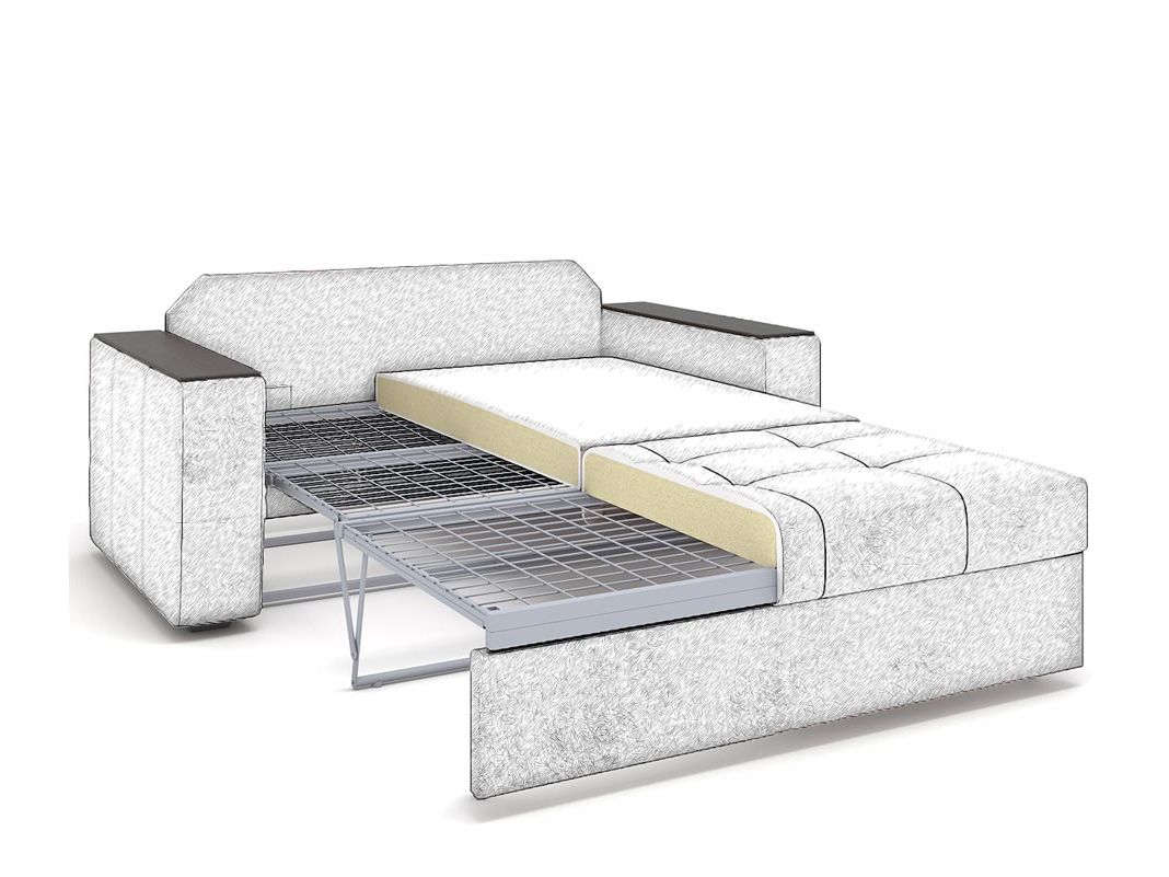 Диван двойной Сиэтл цвет синий,голубой (фото 280738)