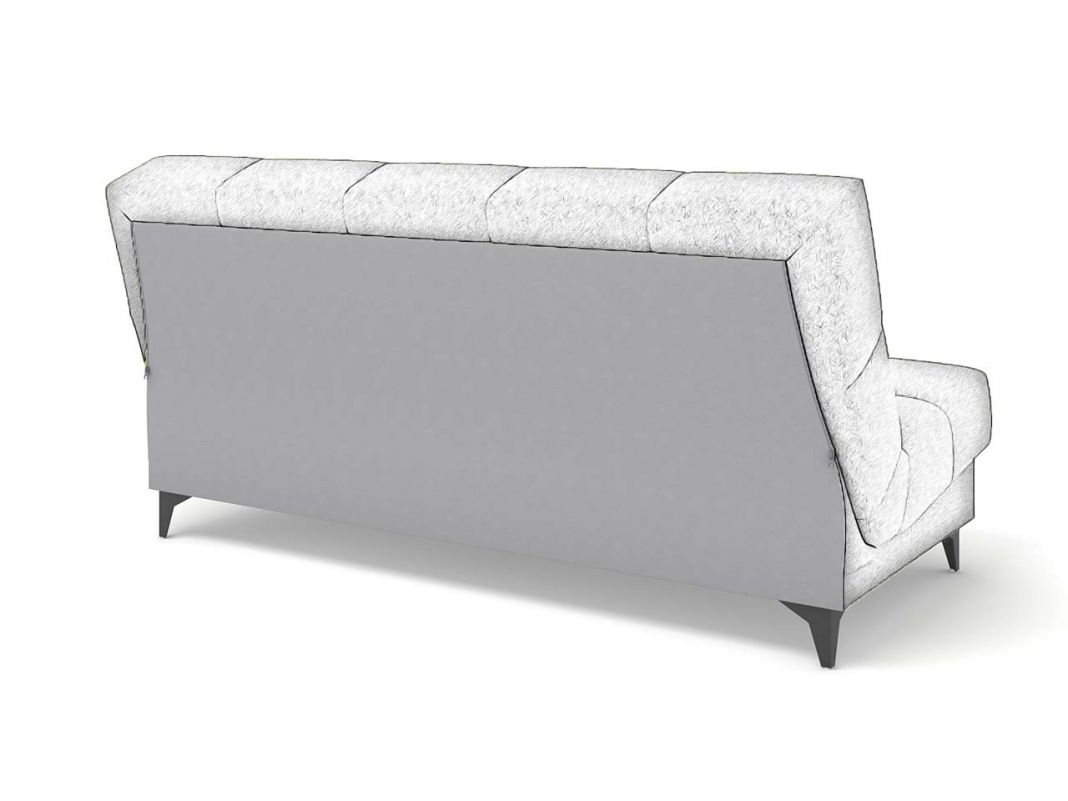 Диван Бильбао цвет черный,серый (фото 283391)