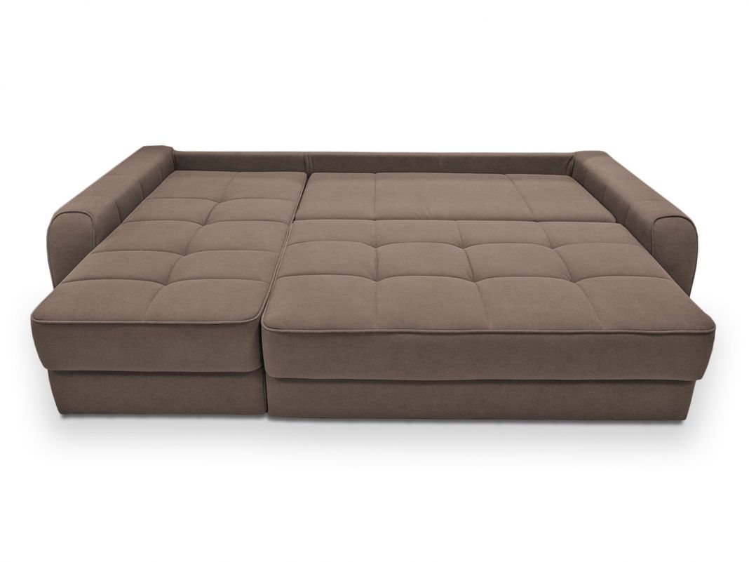 Угловой диван Кембридж реальное фото образца цвет коричневый (фото 292182)