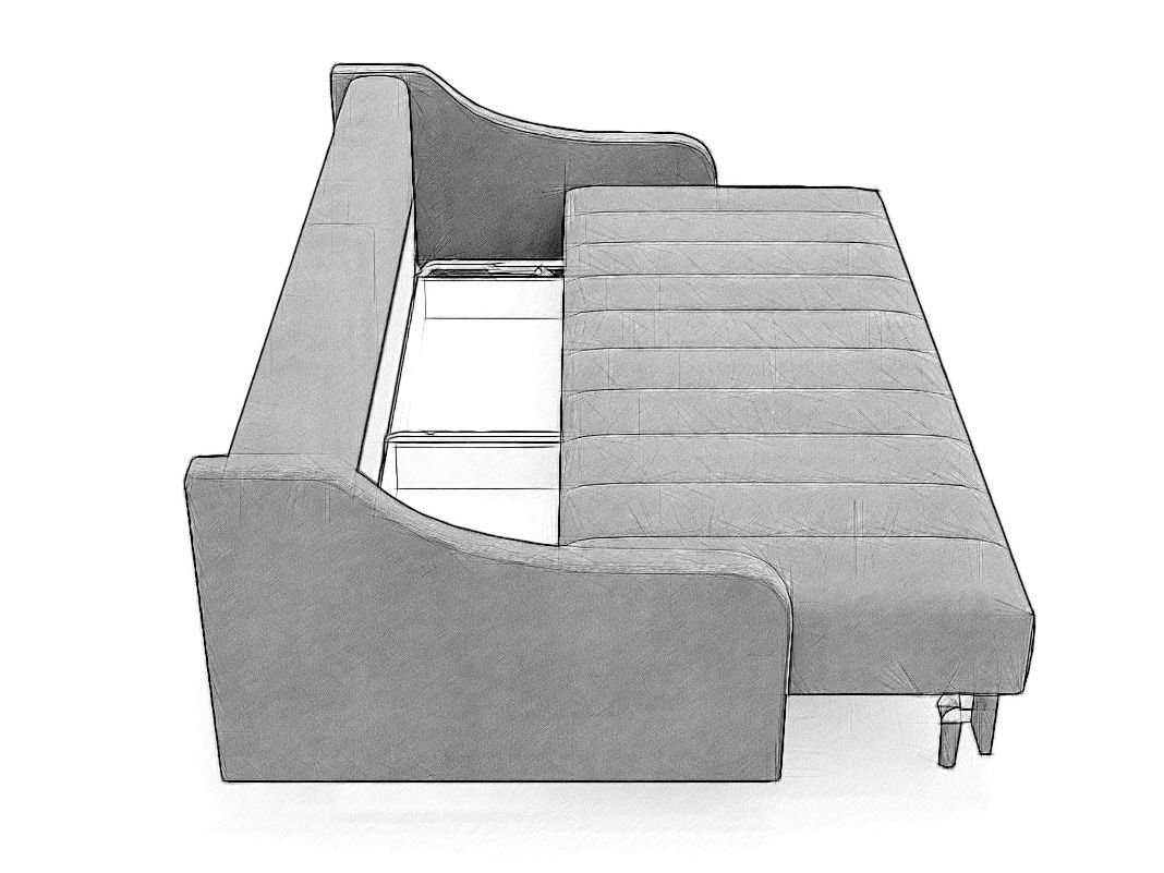 Диван Женева цвет серый (фото 291209)