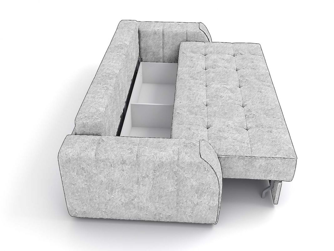 Диван Кембридж цвет белый (фото 291980)