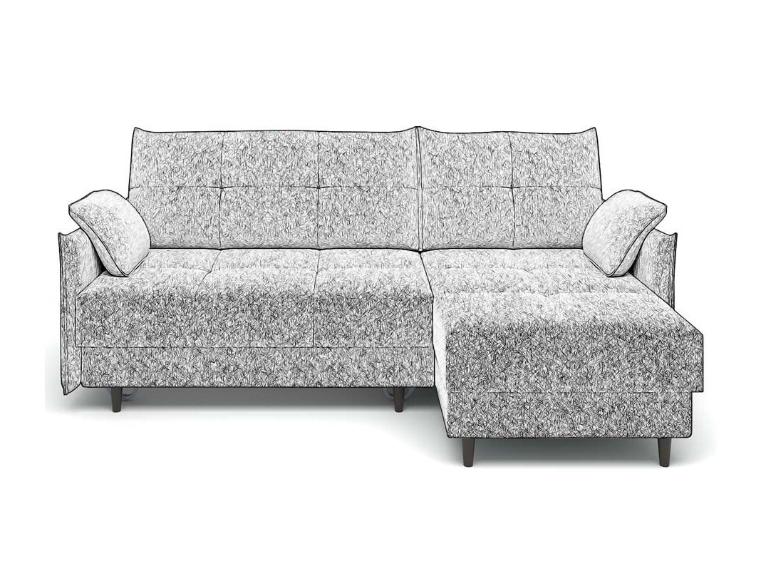 Угловой диван Каролина цвет бежевый (фото 291611)