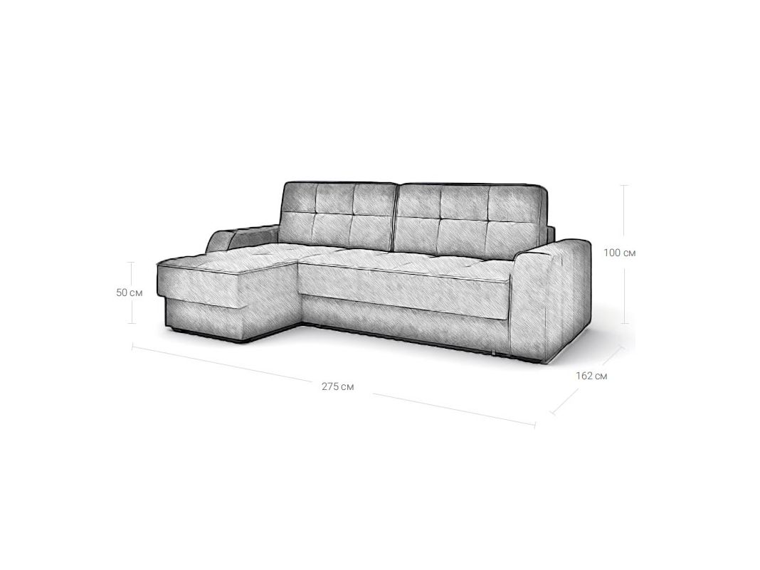 Угловой диван Кембридж цвет бежевый (фото 292084)