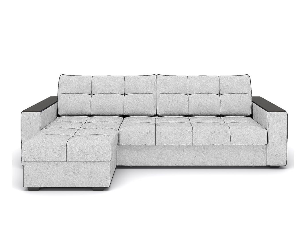 Угловой диван Сиэтл цвет коричневый (фото 295179)