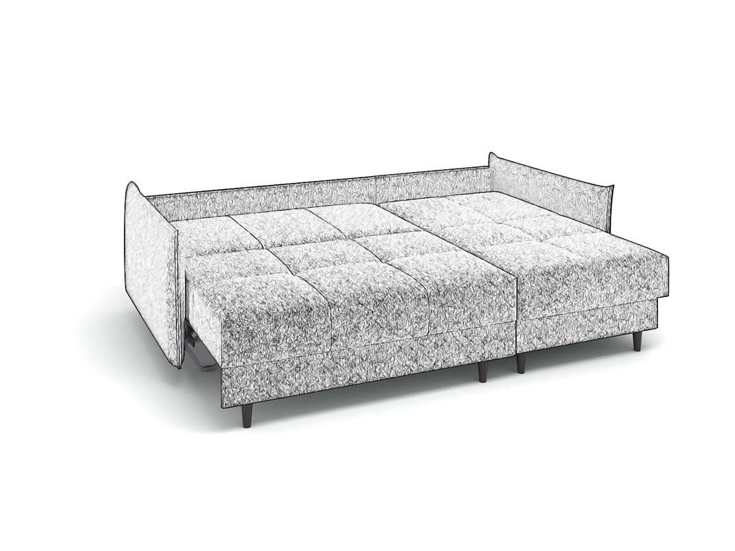 Угловой диван Каролина цвет белый,бежевый (фото 297900)