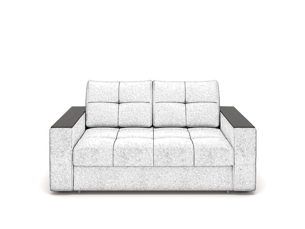 Диван двойной Сиэтл цвет бежевый,коричневый (фото 298590)