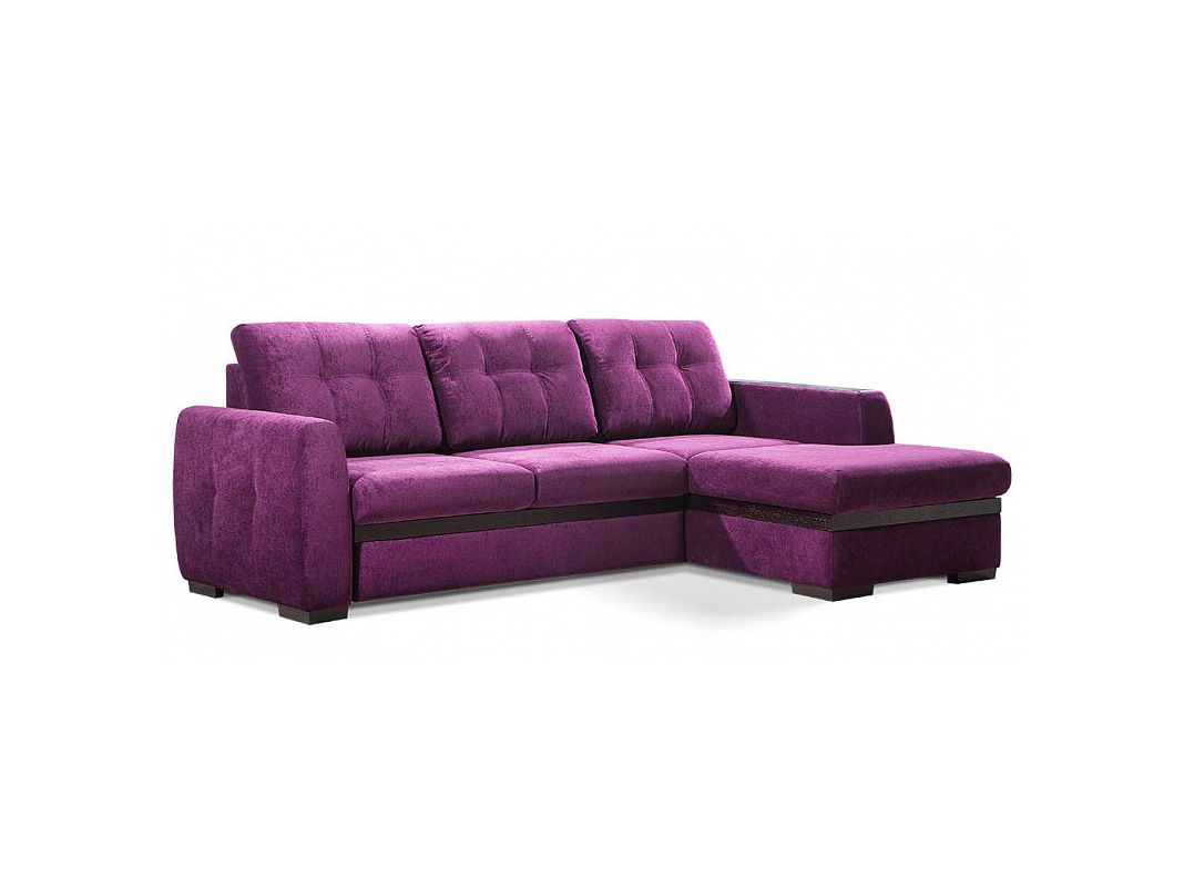 Угловой диван Айдер цвет фиолетовый (фото 13459)