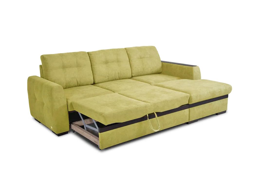 Угловой диван Айдер цвет зеленый (фото 170029)