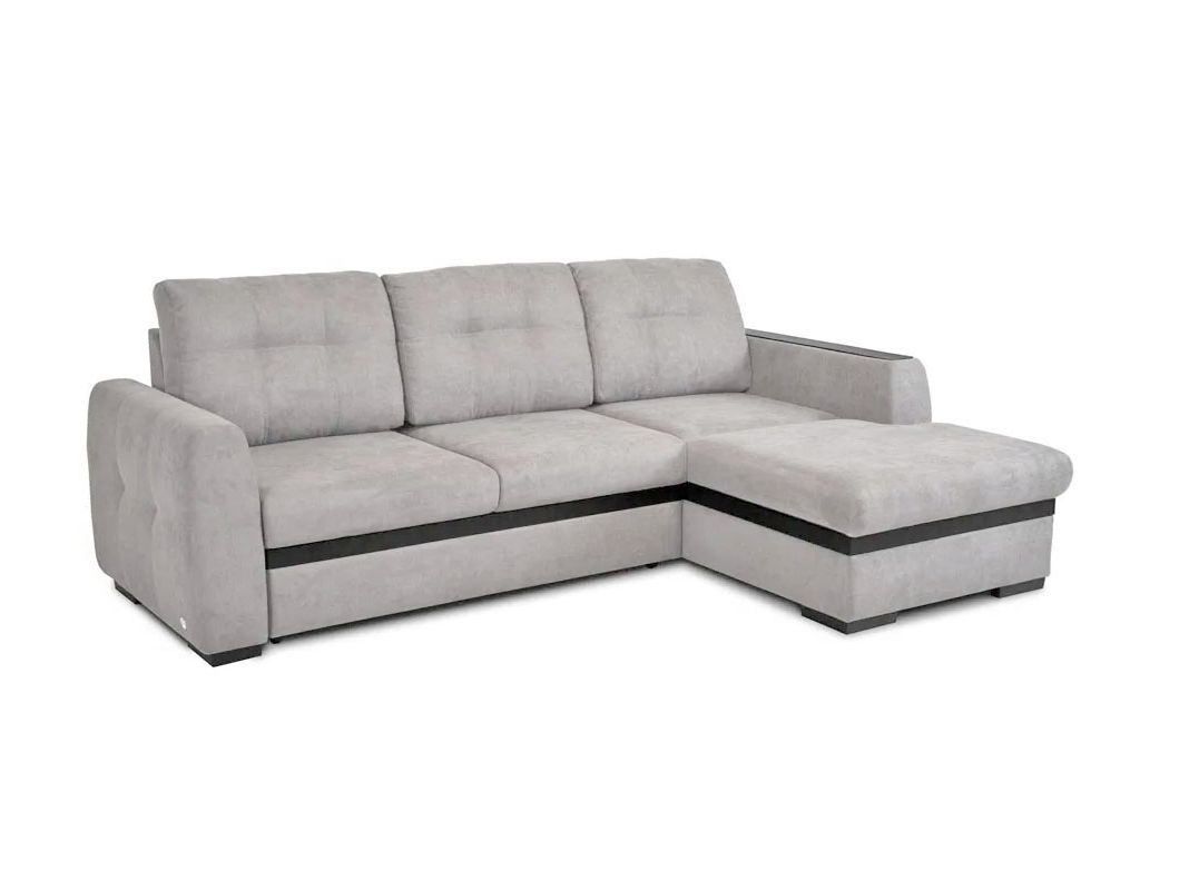 Угловой диван Айдер цвет серый (фото 170063)