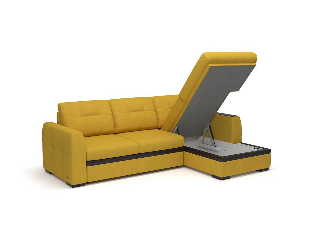 Угловой диван Айдер цвет желтый (фото 200895)