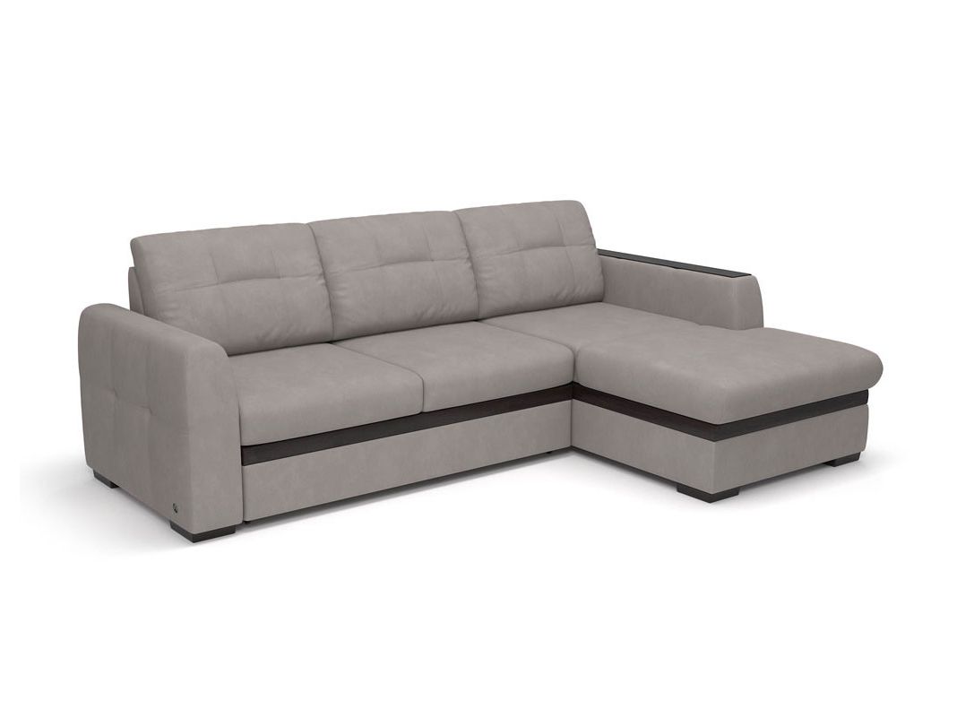 Угловой диван Айдер цвет бежевый,серый (фото 200929)