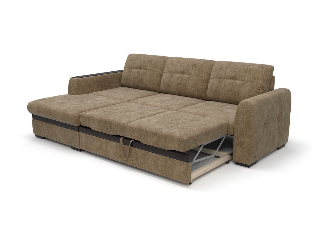 Угловой диван Айдер цвет коричневый (фото 200966)