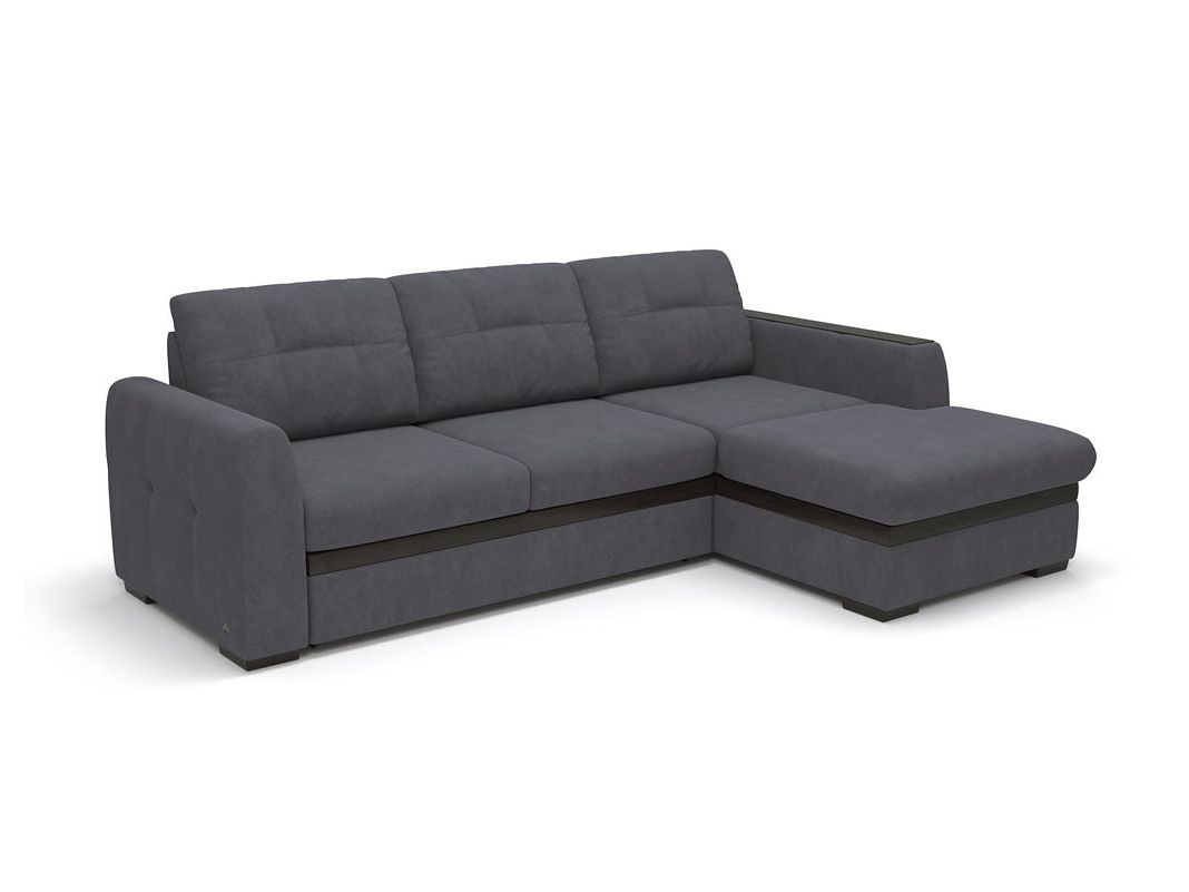Угловой диван Айдер цвет серый (фото 201129)