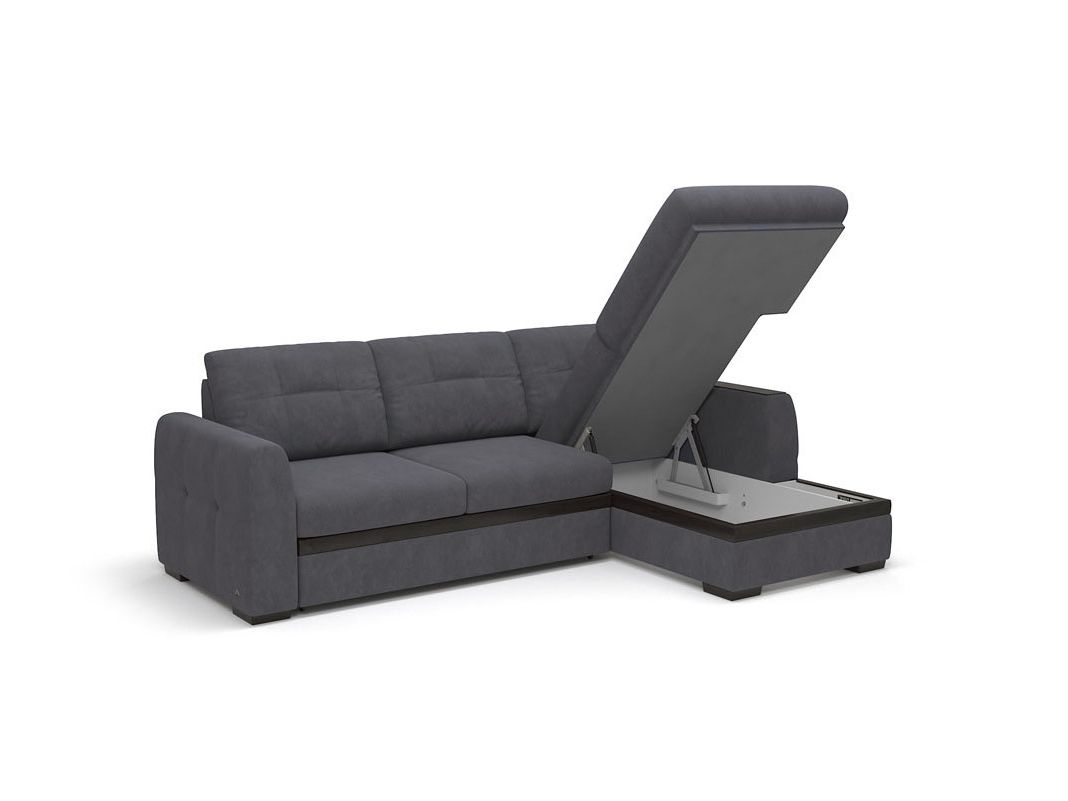 Угловой диван Айдер цвет серый (фото 201135)