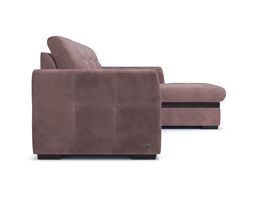 Угловой диван Айдер цвет розовый (фото 300432)