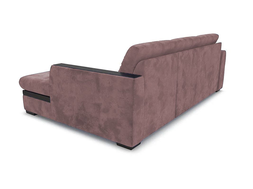 Угловой диван Айдер цвет розовый (фото 300433)