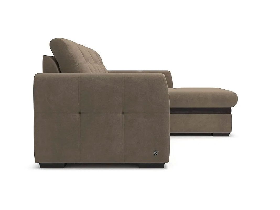 Угловой диван Айдер цвет бежевый,коричневый (фото 300502)