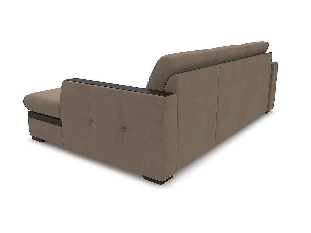 Угловой диван Айдер цвет бежевый,коричневый (фото 300503)