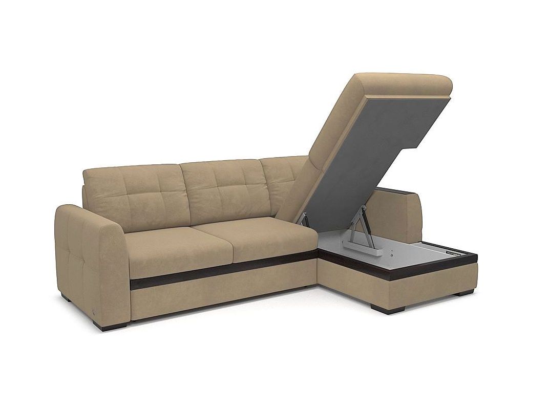 Угловой диван Айдер цвет бежевый (фото 300541)