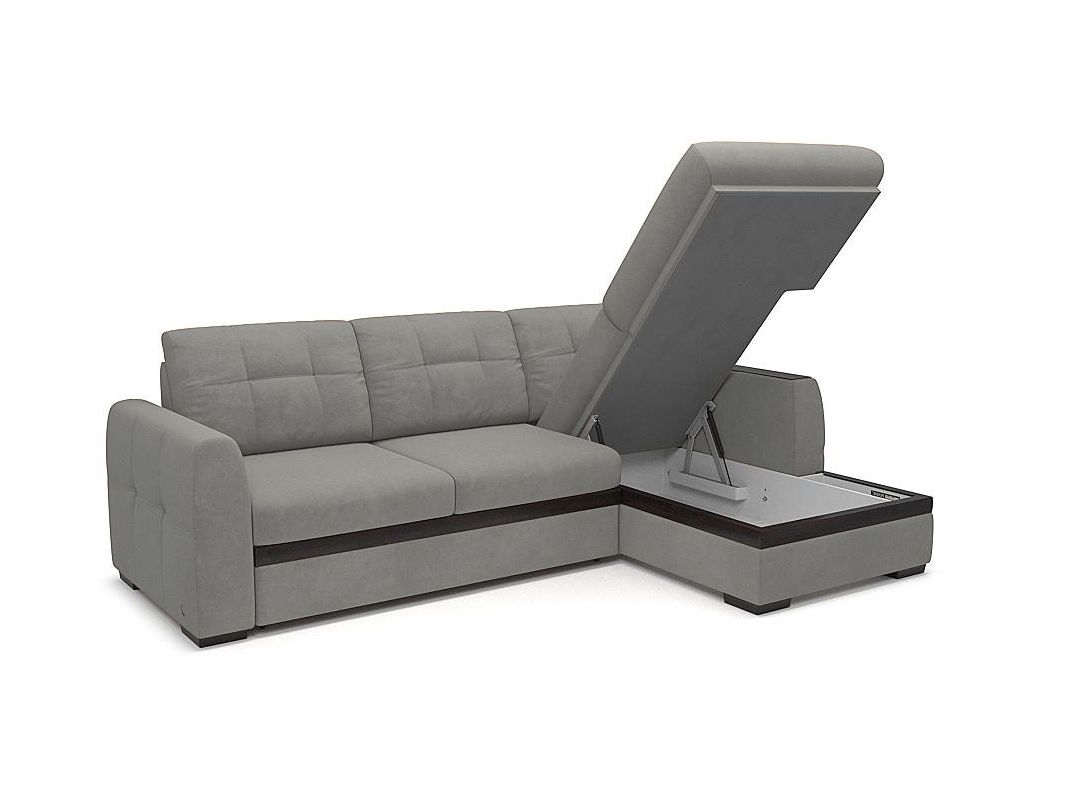 Угловой диван Айдер цвет серый (фото 300576)