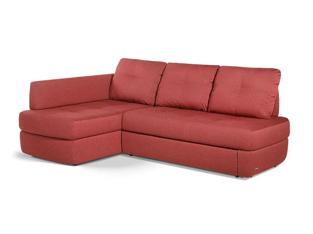 Угловой диван Арно цвет красный (фото 12584)