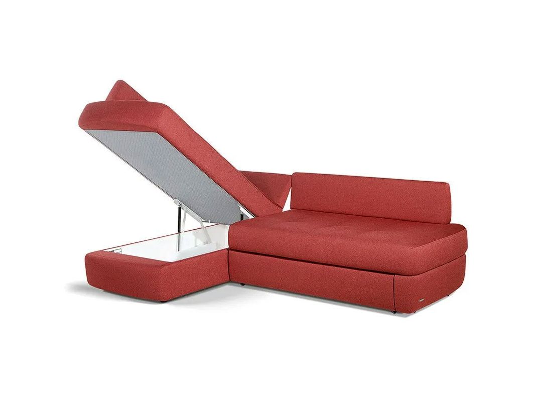 Угловой диван Арно цвет красный (фото 12587)